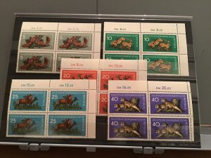 Germany DDR 1959 Forest Animals mint never hinged  stamps blocks cat 100+ R23794