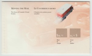 Canada 1272a Moving the Mail - booklet of 25 MNH stamps