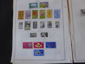 Barbados 1852-1992 Stamp Collection on Scott Album Pages