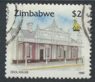 Zimbabwe  SG 901  SC# 733 Used Cecil House   see detail and scan