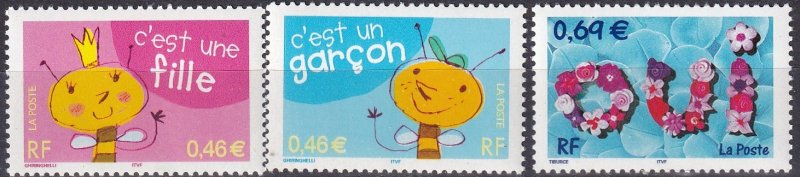 France #2874-6  MNH CV $4.80 (Z7905)