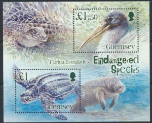 Guernsey  SG MS1096  SC# 892 Bird Turtle Snake Mint Never Hinged see scan