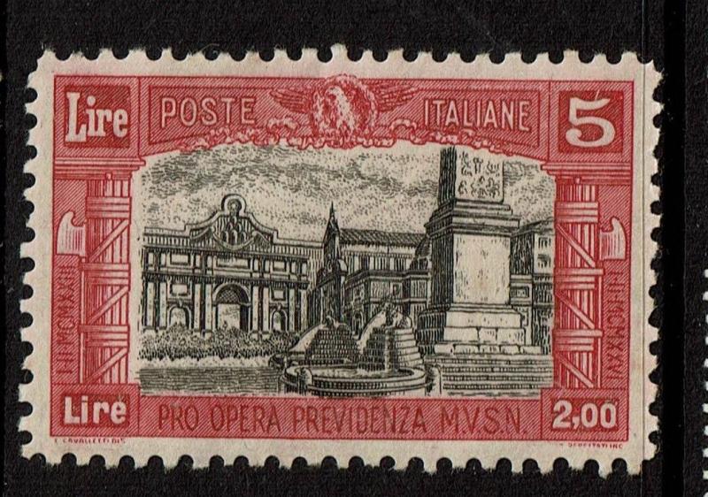 Italy SC# B33, Mint Lightly Hinged, small Hinge Remnant, some gum toning - S4239