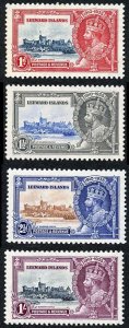 Leeward Islands SG88/91 1935 Silver Jubilee M/M Set