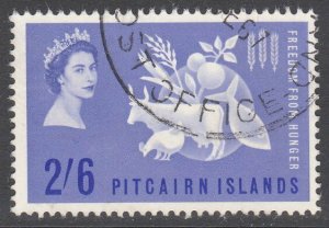 PITCAIRN 1963 Freedom From Hunger - fine used...............................E455