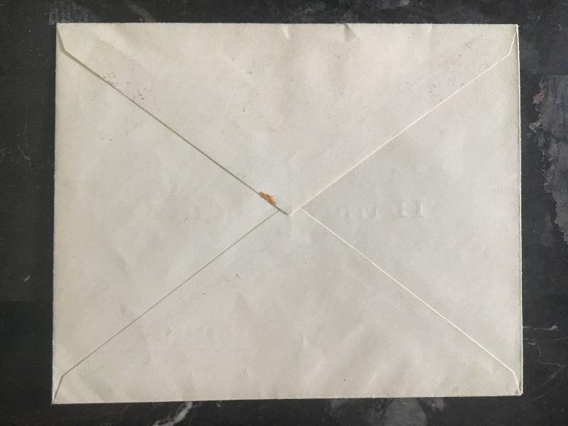 1916 Warsaw Poland Cover Local use Reused envelope KOM Cancel