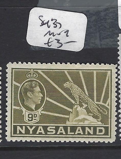 NYASALAND  (P0701BB)  KGVI   LEOPARD  6D  SG 137   MOG