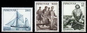 Faroe Islands # 112 - 114 MNH