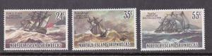 Norfolk Island, # 293, 295 & 297, Ships,  Mint NH