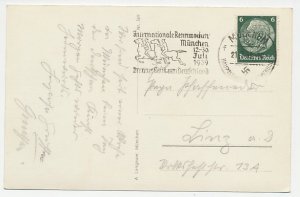 Card / Postmark Germany 1939 International Horse Races Munchen