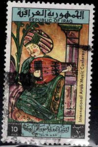 IRAQ Scott 355 Used musician stamp