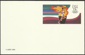 # UX102 MINT RUNNER CARRYING OLYMPIC TORCH