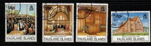 FALKLAND ISLANDS SG652/5 1992 CHRIST CHURCH STANLEY USED