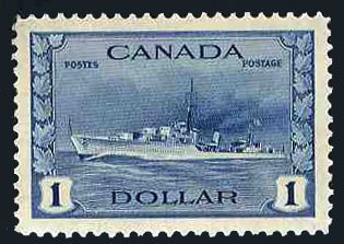 Canada #249-262 Cat$126.90, 1942-43 War Effort, 1c-$1, missing 3c value, most...