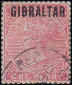 Gibraltar #2, Incomplete Set, 1886, Used