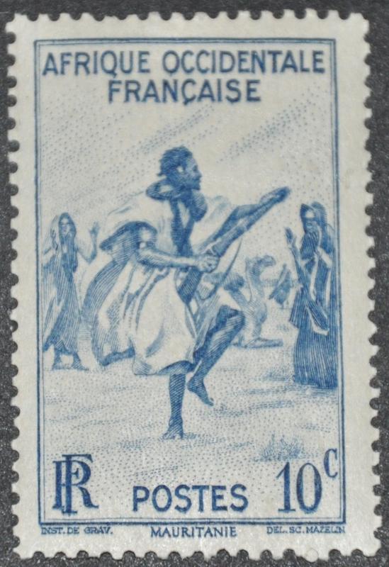 DYNAMITE Stamps: French West Africa Scott #36  MINT 