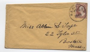 1857 New York City #11 cover year dated [h.4670]