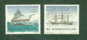 FINLAND 1076-77 MNH CV $2.90 BIN $1.60