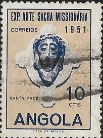 1952 Angola  Head of Christ SC#359 Used