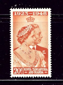 Kenya UT 92 MNH 1948 low value of KGVI Silver Wedding