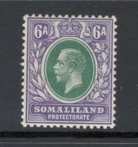 Somaliland 1913 King George V 6a Scott # 57 MH