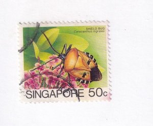 SINGAPORE # 459a VF-USED CAT VALUE $69 (CEY55)