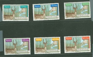 Guinea #214-219  Single (Complete Set) (Fauna)