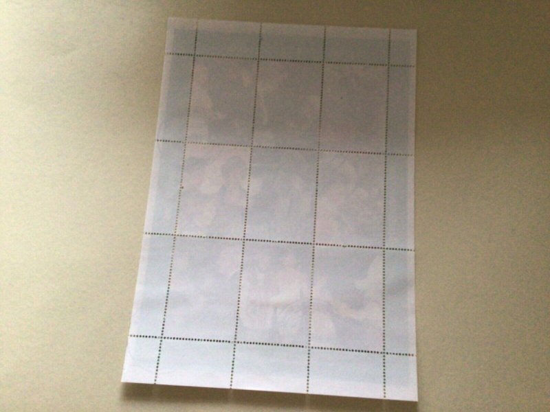 Princess Diana one multi stamps sheet A9908