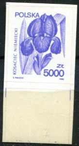 Poland Sc#2979 MNH, 5000z vio, Plants (1990-1991) (1990)