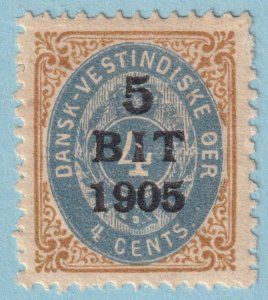 DANISH WEST INDIES 40  MINT HINGED OG * NO FAULTS VERY FINE! - SHN