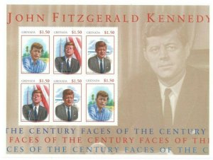Grenada - 2001 - John F. Kennedy - Sheet Of 6 - MNH