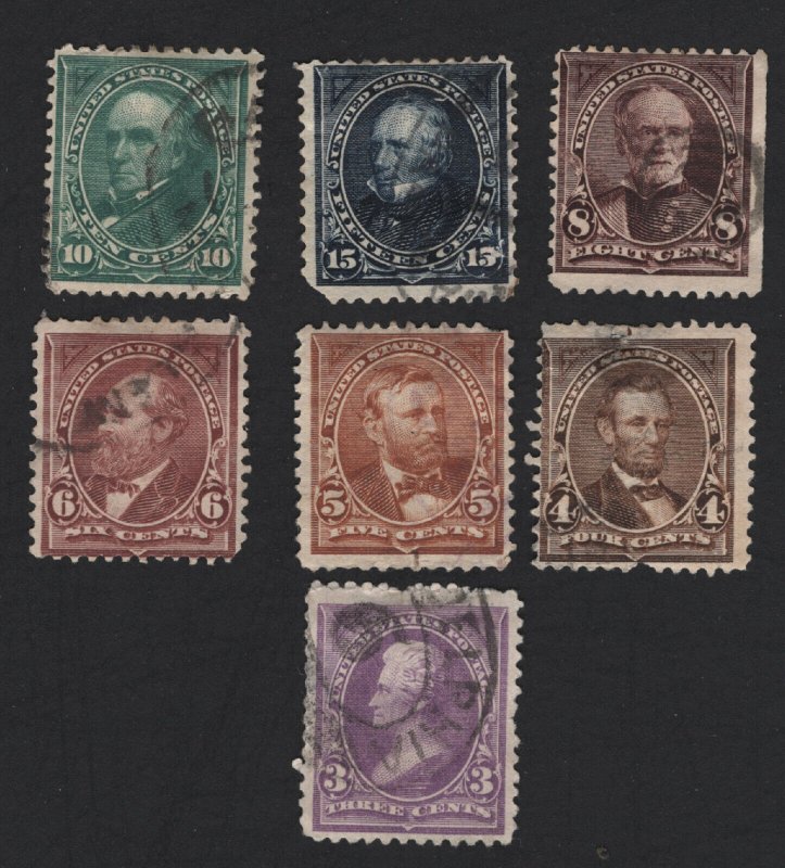 Scott numbers for United States stamps