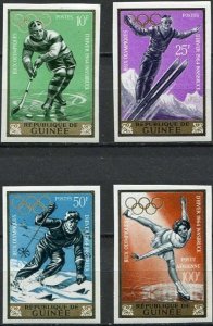 Guinea 1964 MNH Stamps Scott 333-335+C57 Imperf Sport Olympic Games