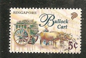 Singapore   Scott  780   Bullock Cart    Used