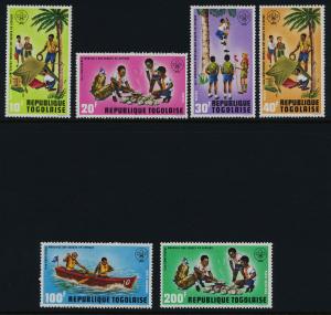 Togo 838-41, C198-9 MNH Boy Scout World Conference