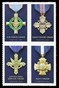 PCBstamps  US #5065/5068a Block $1.88(4x{47c})Service Cross Medals, MNH, (14)