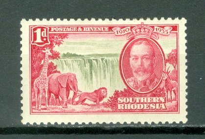 SOUTHERN RHODESIA  GEO V #33...MINT...$4.25