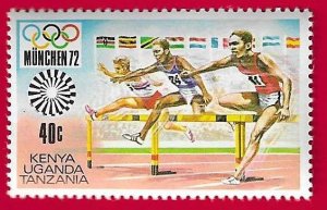 BRITISH EAST AFRICA SCOTT#250 1972 40c OLYMPIC HURDLING - MNH