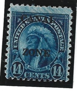 Canal Zone Scott #116 Mint 14c Perf 11X10 1/2 O/P 2019 CV $4.50