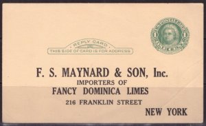 F2110   UNITED STATES   Postal Card # UY7      Martha Washington