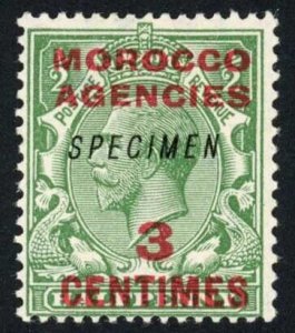 Morocco Agencies SG191s 1/2d Opt SPECIMEN M/M (gum thin)