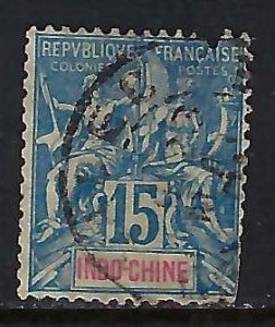 Indochina 10 USED THIN FAULTY Z5835