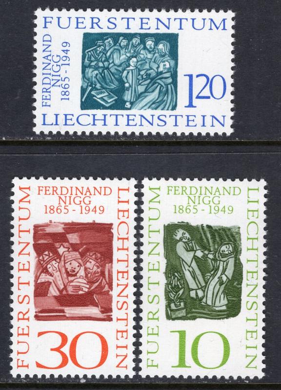 Liechtenstein 401-403 MNH VF