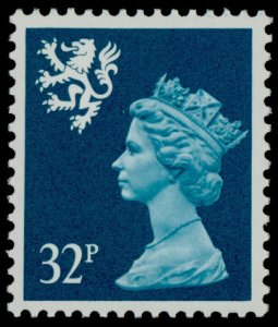 Great Britain - Scotland SMH58 MNH Queen Elizabeth Machin Head