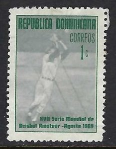 Dominican Republic 657 VFU BASEBALL V852-8