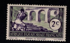 French Equatorial Africa Scott 34 MH* expect similar centering