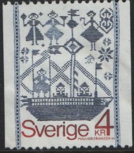 SWEDEN 1276 Unused Hinged Tapestry