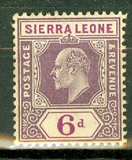 Sierra Leone 98 mint CV $17