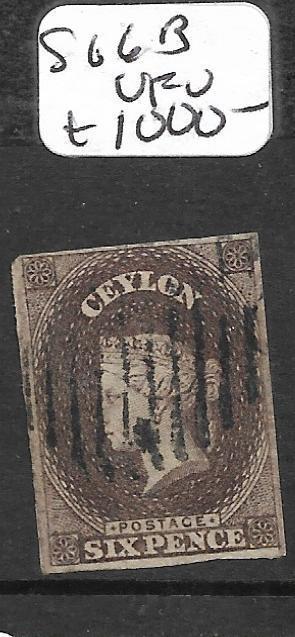 CEYLON (PP0302B) QV 6D  SG6B     VFU