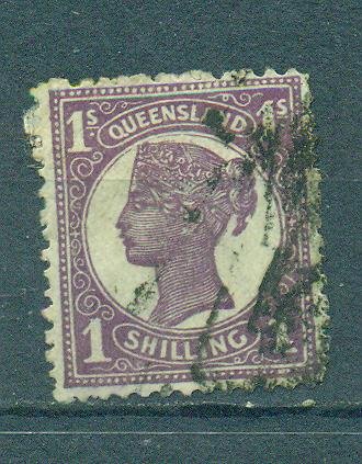 Queensland sc# 121 (3) used cat value $4.00